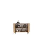 Buffet avec 2 portes MURANO chêne cadiz - 130x83x43 cm