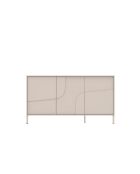 Buffet 3 portes STONE cachemire - 155x84x40 cm