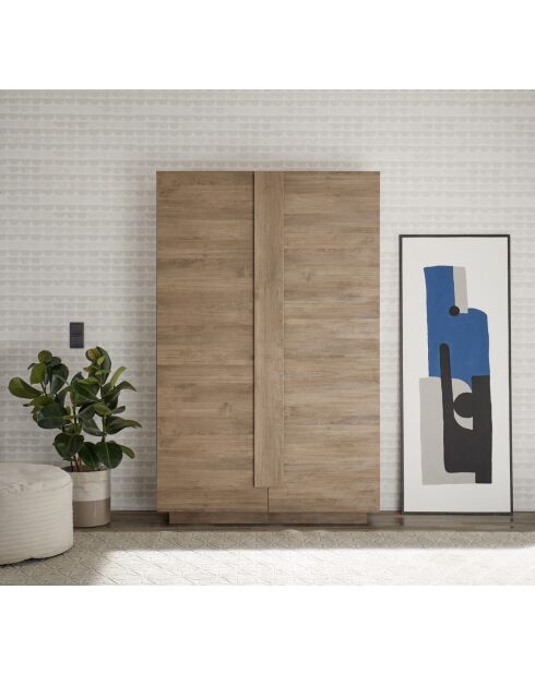 Contenitore, 2 ante JUPITER rovere mercurio - 121x44x193 cm