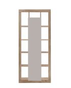 Säule/1 Tür RIMINI Quecksilber/Kaschmir - 95x217x40 cm