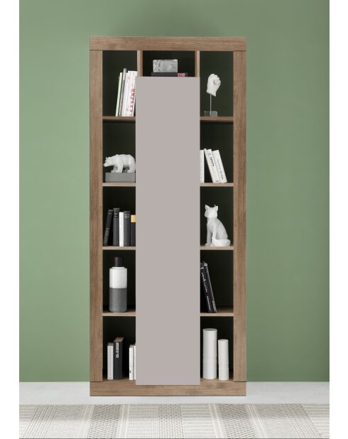 Kolom/1 deur RIMINI kwik/kasjmier - 95x217x40 cm