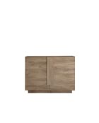 Buffet 2 portes JUPITER chêne mercure - 120x44x90 cm
