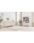 Buffet 4 portes STONE cachemire - 205x84x40 cm