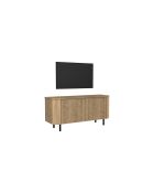 TV-Ständer mit 2 Türen MURANO Cadiz Eiche - 130x61x43 cm