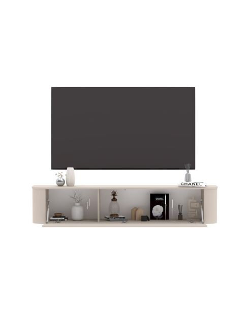 Mobile ribaltabile a 1 anta in cashmere LIDO - 180x37x33 cm