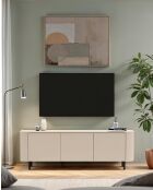 Contenitore a 2 ante in cashmere STONE - 105x155x40 cm