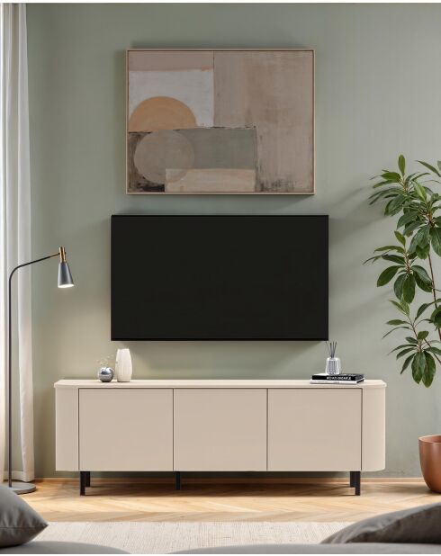 STONE 2-türiger Aufbewahrungsschrank aus Kaschmir - 105x155x40 cm
