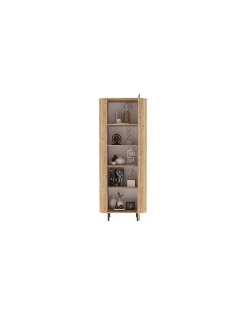 Hoge opbergunit, 1 deur MURANO cadiz eik - 80x200x43 cm