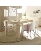 Table de repas PALMA chêne clair - 180x79x90 cm