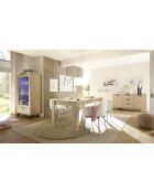 Table de repas PALMA chêne clair - 180x79x90 cm