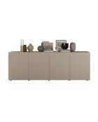 Buffet 4 portes RIO cachemire - 241x42x84 cm