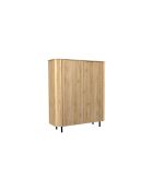 Armario con 2 puertas MURANO roble cadiz - 130x154x43 cm