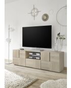 Tv-meubel 2 deuren, 1 lade DAMA samoa eikenhout - 181x42x57 cm