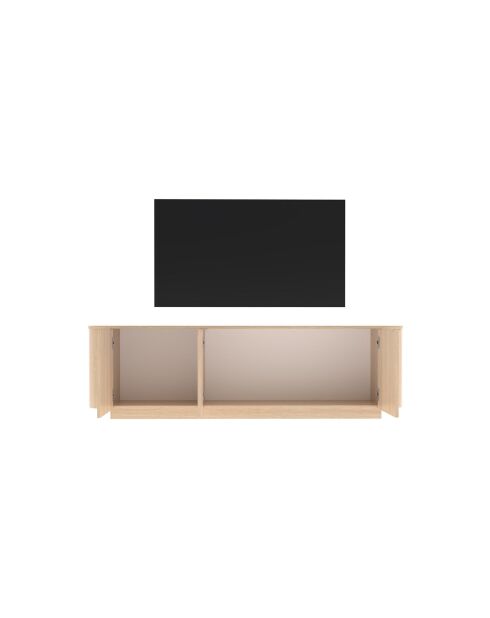ADRIATICO 3-deurs tv-meubel lindbergh licht eiken - 180x53x43 cm