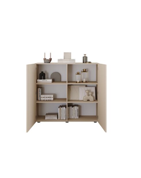 Contenitore RIO in cashmere a 2 ante - 121x42x111 cm