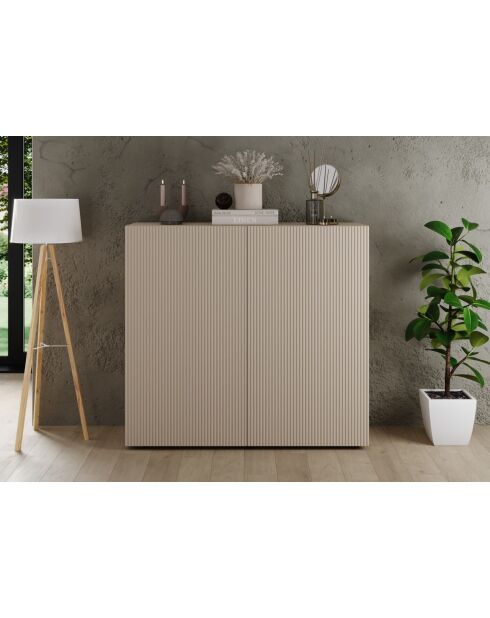 Contenitore RIO in cashmere a 2 ante - 121x42x111 cm