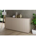 Buffet 3 portes 0, 086 cachemire - 181x42x84 cm