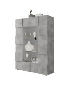 DAMA 2-türiges Betonglasfenster - 121x166x43 cm