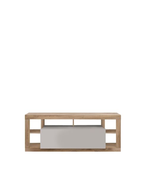 Porta TV RIMINI a 1 porta mercurio/cashmere - 172x66x40 cm
