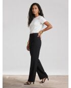 Pantalon de costume taille haute black