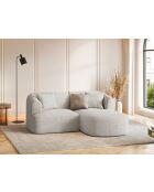 Talia Modulares Ecksofa für 3 Personen, rechts, hellbeige, 180 x 156 x 70 cm