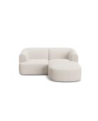 Talia Modulares Ecksofa für 3 Personen, rechts, hellbeige, 180 x 156 x 70 cm