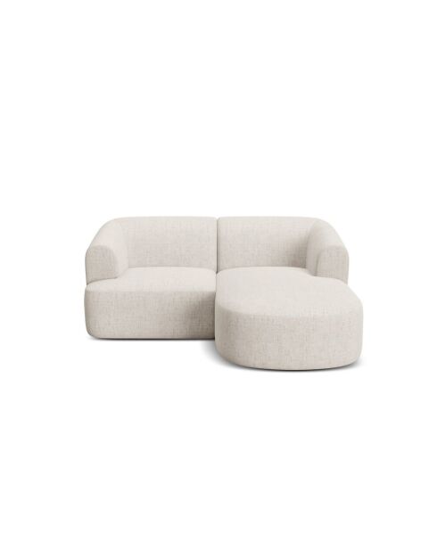 Talia Modulares Ecksofa für 3 Personen, rechts, hellbeige, 180 x 156 x 70 cm