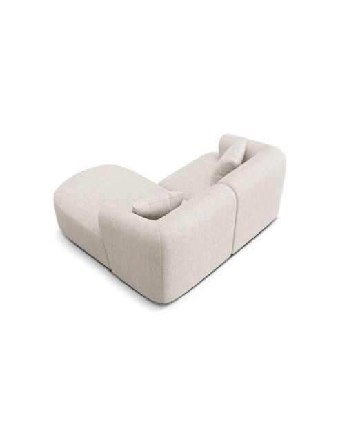 Talia Modulares Ecksofa für 3 Personen, rechts, hellbeige, 180 x 156 x 70 cm