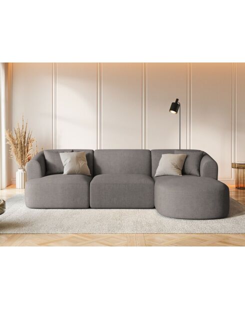 Talia Modulares Ecksofa für 4 Personen, grau, rechts, 256 x 156 x 70 cm
