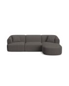 Talia Modulares Ecksofa für 4 Personen, grau, rechts, 256 x 156 x 70 cm
