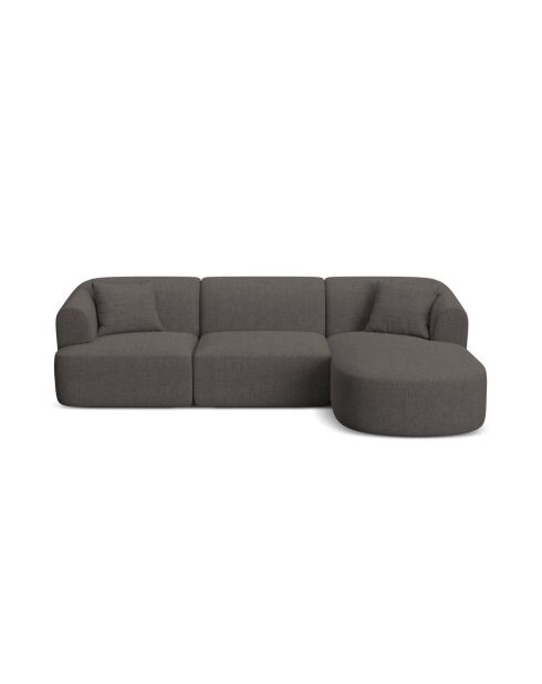 Talia Modulares Ecksofa für 4 Personen, grau, rechts, 256 x 156 x 70 cm