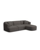 Talia Modulares Ecksofa für 4 Personen, grau, rechts, 256 x 156 x 70 cm