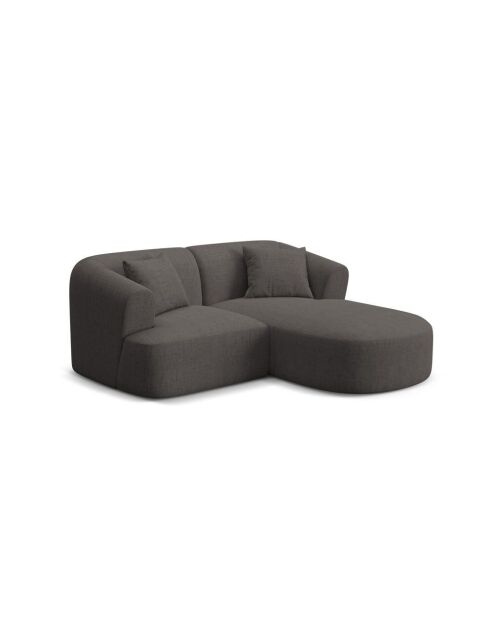 Talia 3-Sitzer-Ecksofa, modular, für rechts, 180 x 156 x 70 cm, Grau