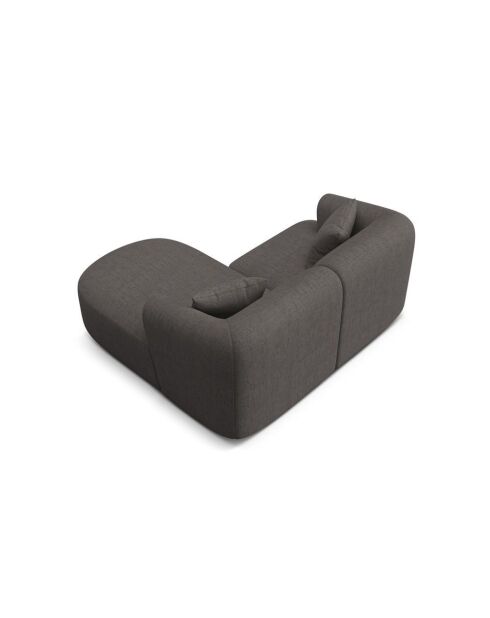 Talia 3-Sitzer-Ecksofa, modular, für rechts, 180 x 156 x 70 cm, Grau