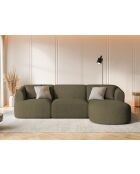 Talia Modulares Ecksofa für 4 Personen, rechts, 256 x 156 x 70 cm, Grün