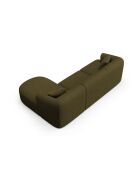 Talia Modulares Ecksofa für 4 Personen, rechts, 256 x 156 x 70 cm, Grün