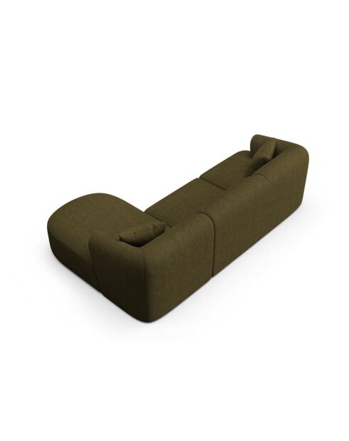 Talia Modulares Ecksofa für 4 Personen, rechts, 256 x 156 x 70 cm, Grün