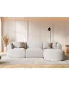 Talia Modulares Ecksofa für 4 Personen, rechts, 256 x 156 x 70 cm, hellbeige