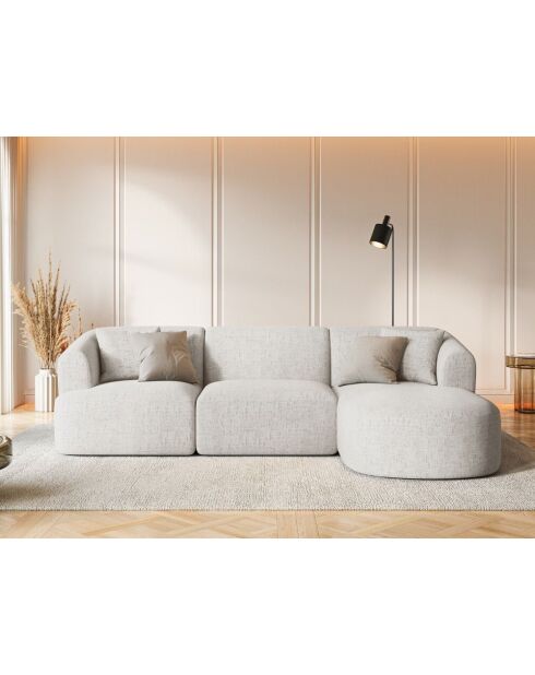 Talia Modulares Ecksofa für 4 Personen, rechts, 256 x 156 x 70 cm, hellbeige