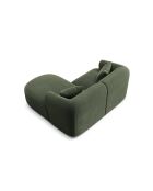 Talia Modulares Ecksofa aus Samt für 3 Personen, grün, 180 x 156 x 70 cm