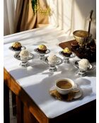 Set di presentazione alimentare in argento İl0585 - 7x7x3,8 cm