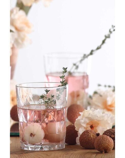 Lot de 6 verres LV-KEO366F transparent - 345 ml