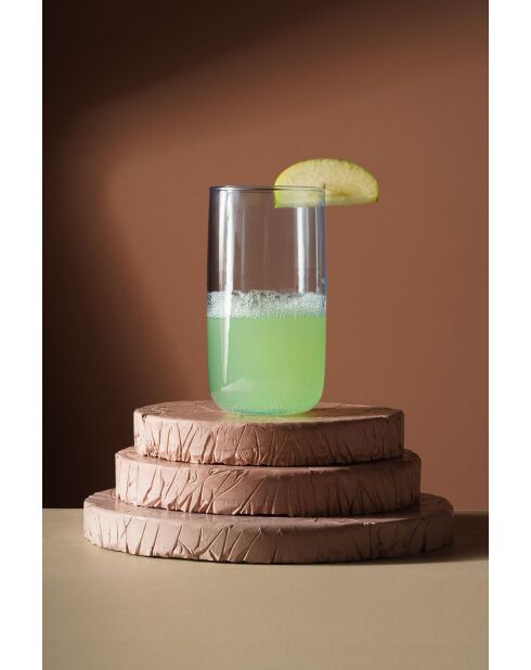 Lot de 6 verres F10000062 turquoise - 365 ml