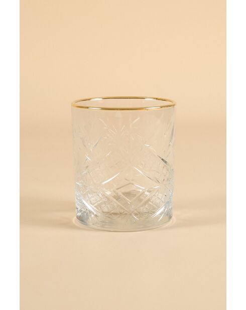 Lot de 4 verres Lumiere 350 or/transparent - 350 ml
