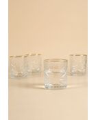 Lot de 4 verres Lumiere 350 or/transparent - 350 ml