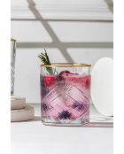 Lot de 4 verres Lumiere 350 or/transparent - 350 ml