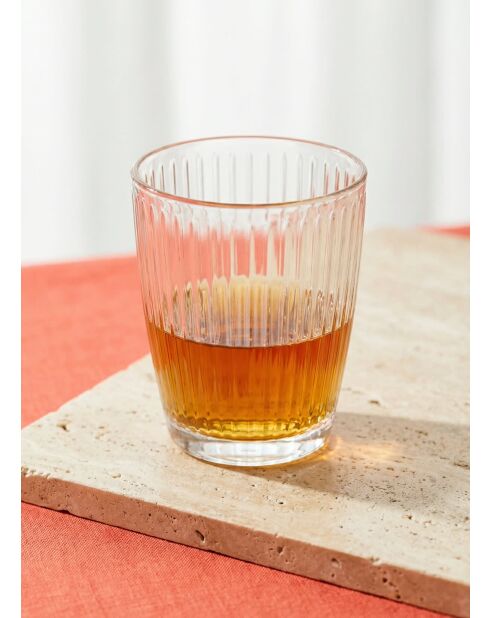 Lot de 6 verres LV-HES236F transparent - 340 ml