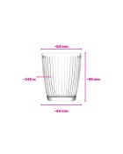Lot de 6 verres LV-HES236F transparent - 340 ml