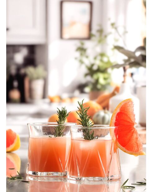 Lot de 6 verres LV-ZOE357F transparent - 315 ml