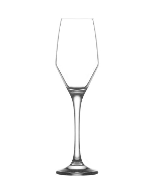 Set van 6 wijnglazen LV-ELL533F transparant - 230ml
